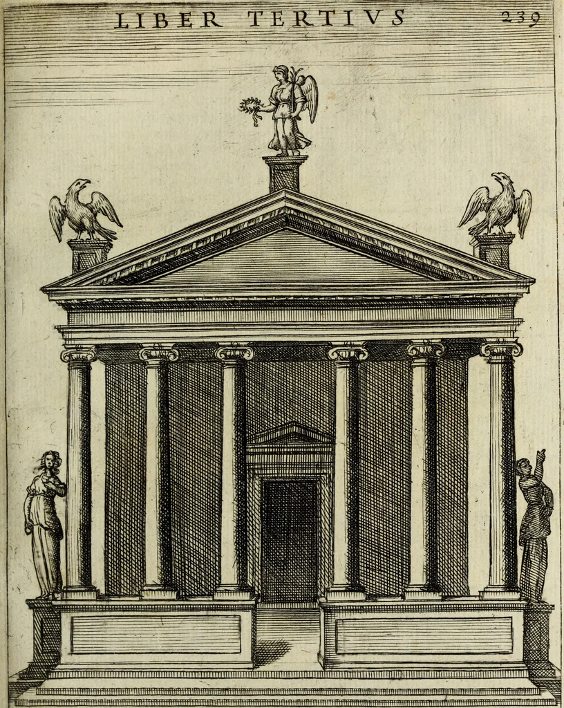 An illustration from Roma vetus ac recens, vtriusque aedificiis ad eruditam cognitionem expositis, 1665, leaf 260