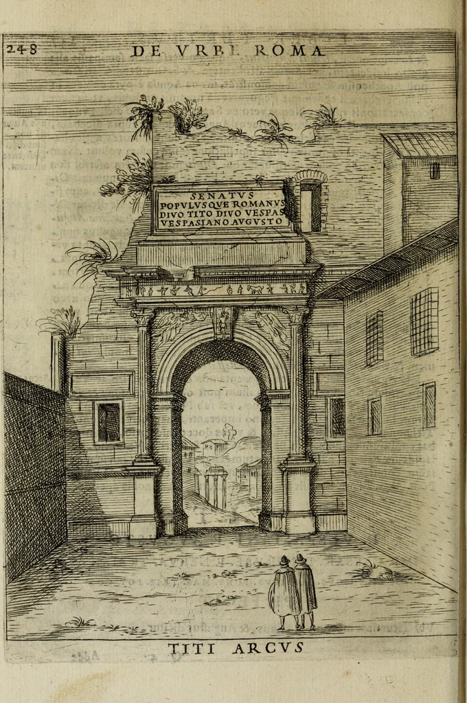 An illustration from Roma vetus ac recens, vtriusque aedificiis ad eruditam cognitionem expositis, 1665, leaf 269