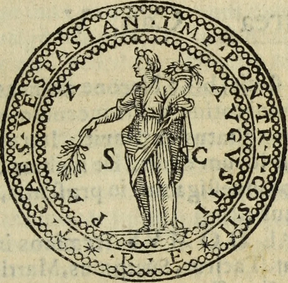 An illustration from Roma vetus ac recens, vtriusque aedificiis ad eruditam cognitionem expositis, 1665, leaf 270