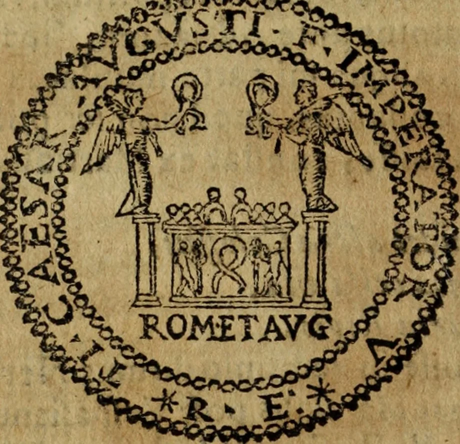 An illustration from Roma vetus ac recens, vtriusque aedificiis ad eruditam cognitionem expositis, 1665, leaf 275