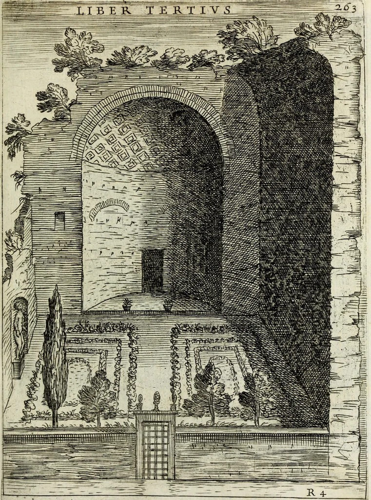 An illustration from Roma vetus ac recens, vtriusque aedificiis ad eruditam cognitionem expositis, 1665, leaf 284