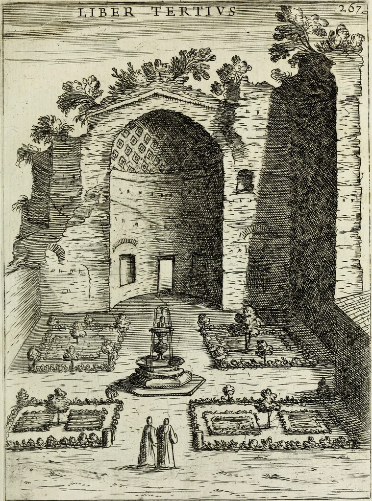 An illustration from Roma vetus ac recens, vtriusque aedificiis ad eruditam cognitionem expositis, 1665, leaf 288