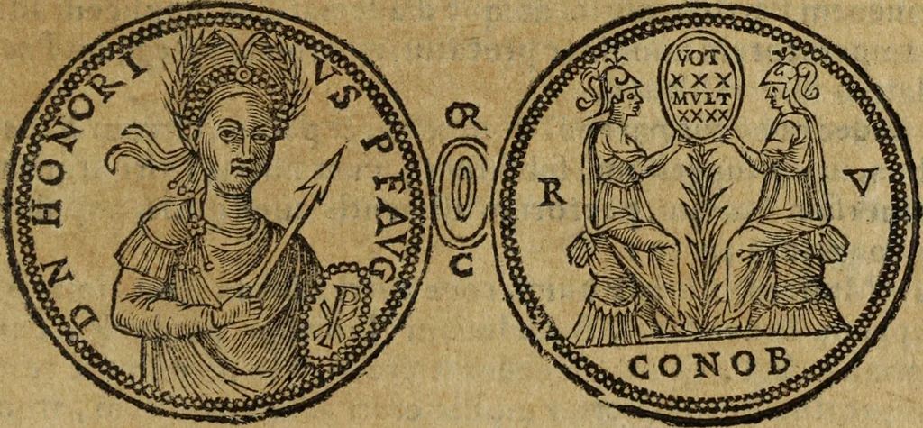 An illustration from Roma vetus ac recens, vtriusque aedificiis ad eruditam cognitionem expositis, 1665, leaf 290