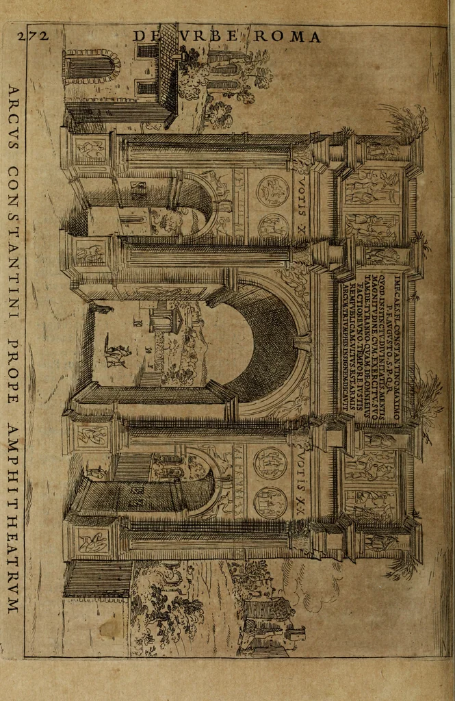 An illustration from Roma vetus ac recens, vtriusque aedificiis ad eruditam cognitionem expositis, 1665, leaf 293