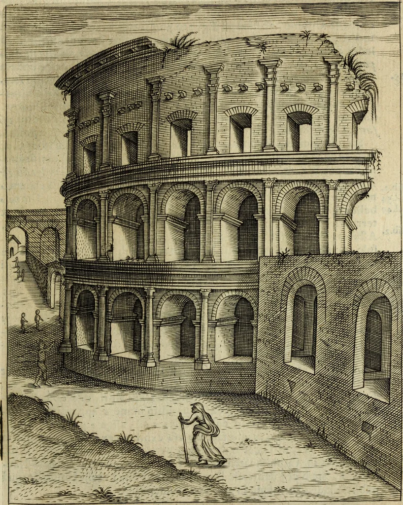 An illustration from Roma vetus ac recens, vtriusque aedificiis ad eruditam cognitionem expositis, 1665, leaf 300