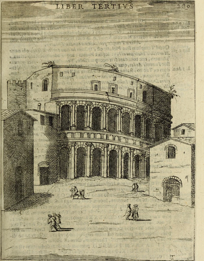 An illustration from Roma vetus ac recens, vtriusque aedificiis ad eruditam cognitionem expositis, 1665, leaf 310
