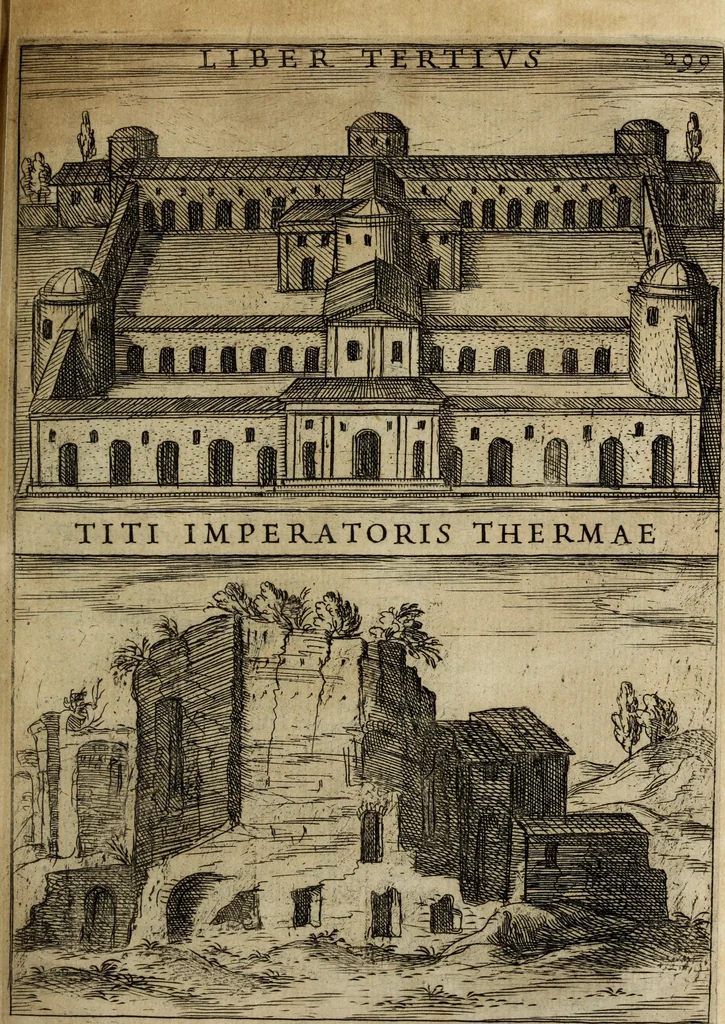 An illustration from Roma vetus ac recens, vtriusque aedificiis ad eruditam cognitionem expositis, 1665, leaf 320