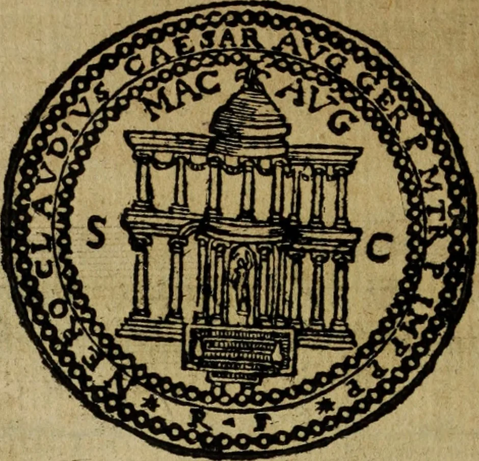 An illustration from Roma vetus ac recens, vtriusque aedificiis ad eruditam cognitionem expositis, 1665, leaf 327