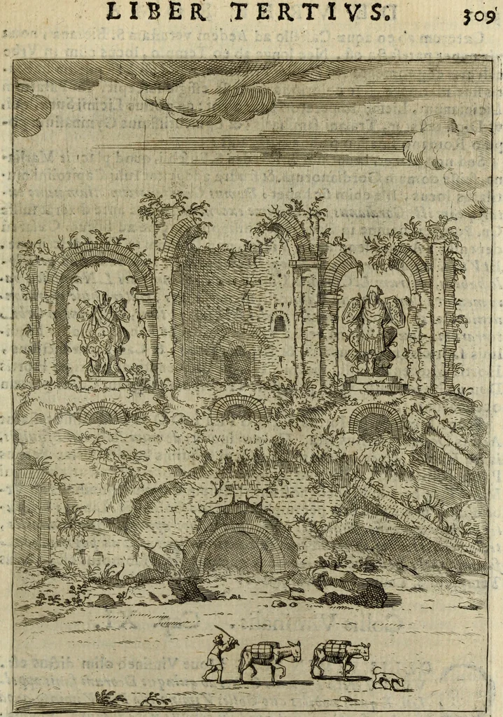 An illustration from Roma vetus ac recens, vtriusque aedificiis ad eruditam cognitionem expositis, 1665, leaf 330