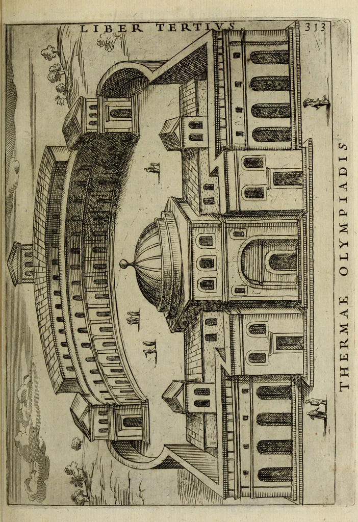An illustration from Roma vetus ac recens, vtriusque aedificiis ad eruditam cognitionem expositis, 1665, leaf 334
