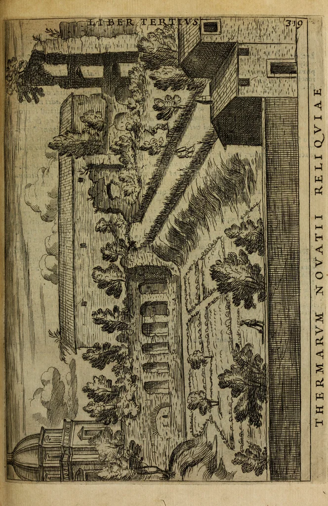 An illustration from Roma vetus ac recens, vtriusque aedificiis ad eruditam cognitionem expositis, 1665, leaf 340