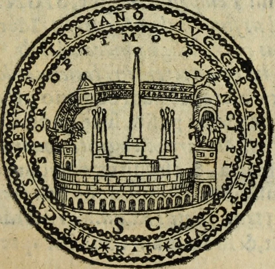 An illustration from Roma vetus ac recens, vtriusque aedificiis ad eruditam cognitionem expositis, 1665, leaf 362