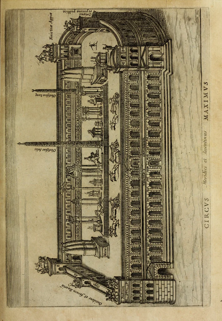 An illustration from Roma vetus ac recens, vtriusque aedificiis ad eruditam cognitionem expositis, 1665, leaf 364