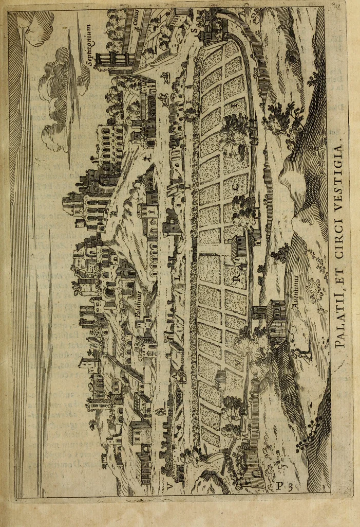 An illustration from Roma vetus ac recens, vtriusque aedificiis ad eruditam cognitionem expositis, 1665, leaf 366