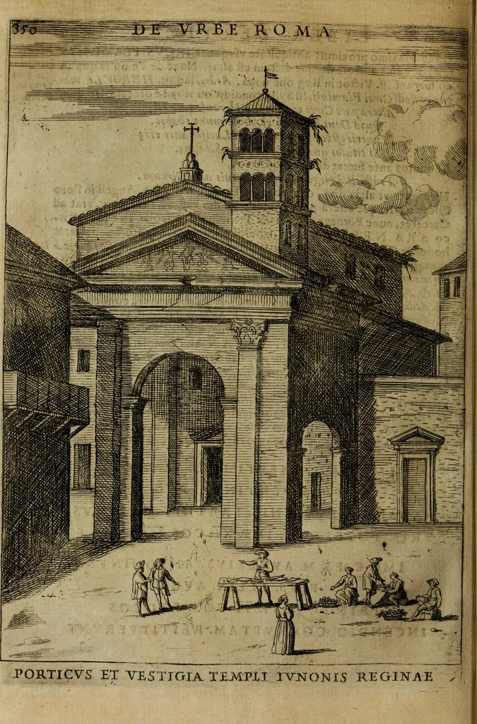 An illustration from Roma vetus ac recens, vtriusque aedificiis ad eruditam cognitionem expositis, 1665, leaf 371