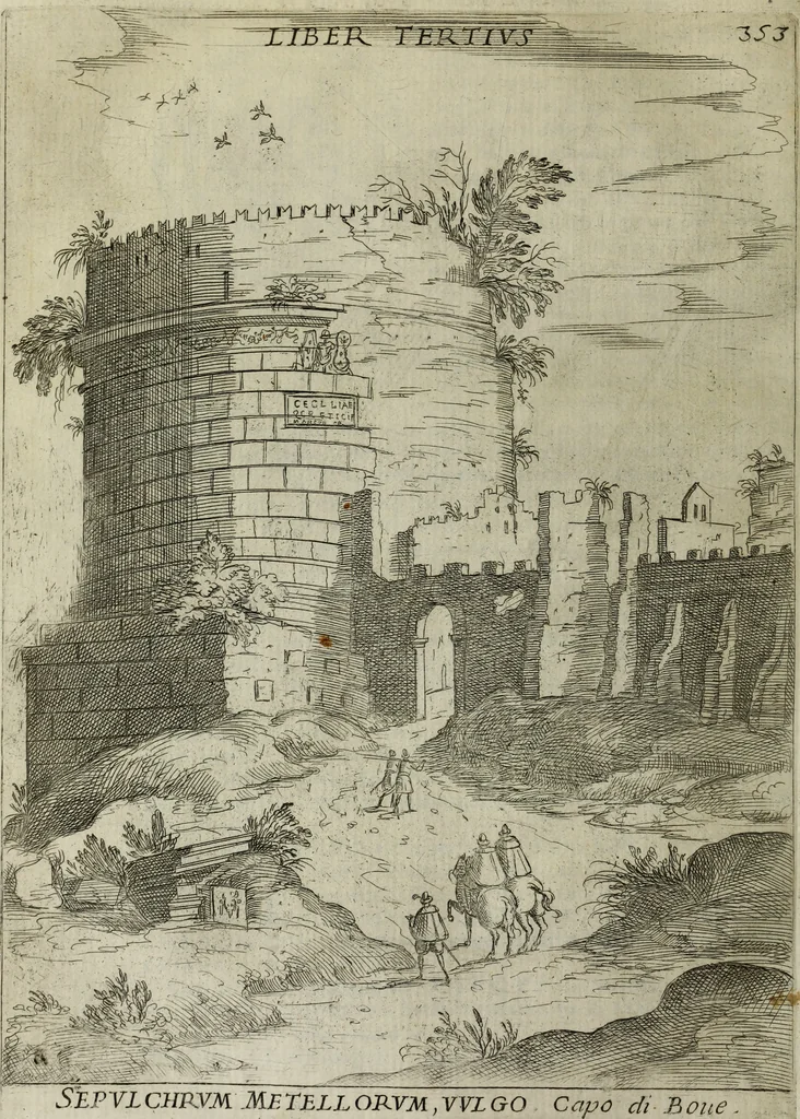 An illustration from Roma vetus ac recens, vtriusque aedificiis ad eruditam cognitionem expositis, 1665, leaf 375