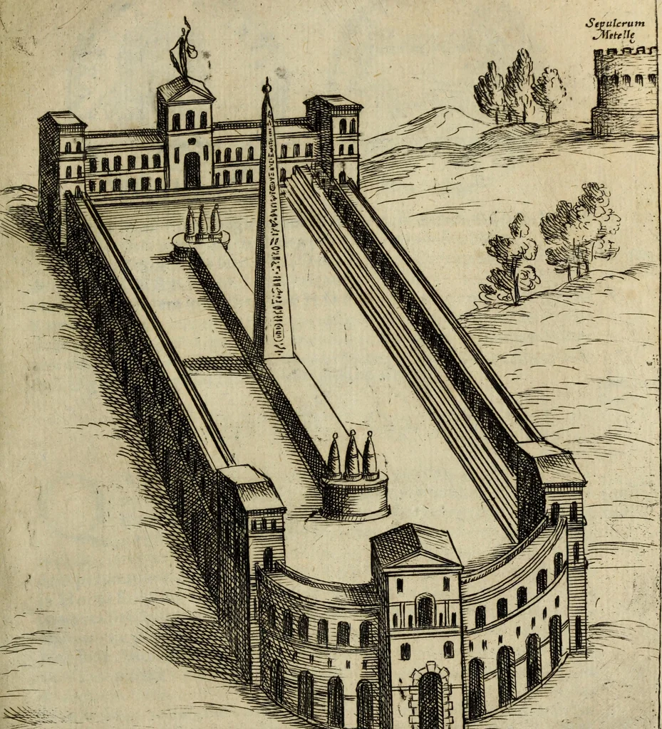 An illustration from Roma vetus ac recens, vtriusque aedificiis ad eruditam cognitionem expositis, 1665, leaf 376