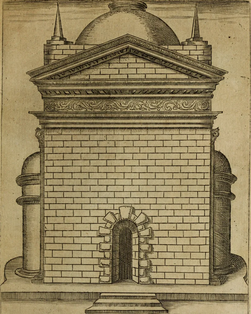 An illustration from Roma vetus ac recens, vtriusque aedificiis ad eruditam cognitionem expositis, 1665, leaf 382
