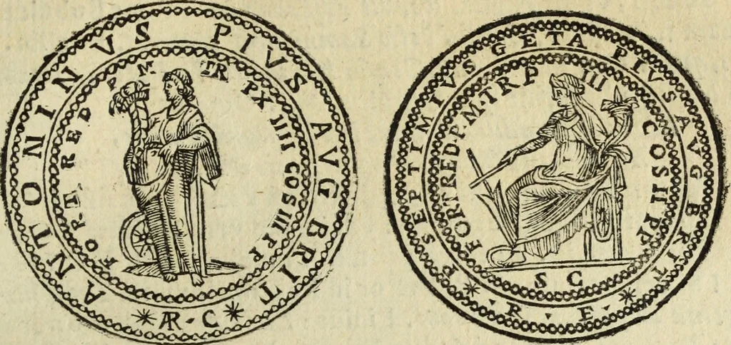 An illustration from Roma vetus ac recens, vtriusque aedificiis ad eruditam cognitionem expositis, 1665, leaf 392