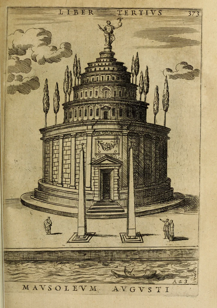 An illustration from Roma vetus ac recens, vtriusque aedificiis ad eruditam cognitionem expositis, 1665, leaf 396