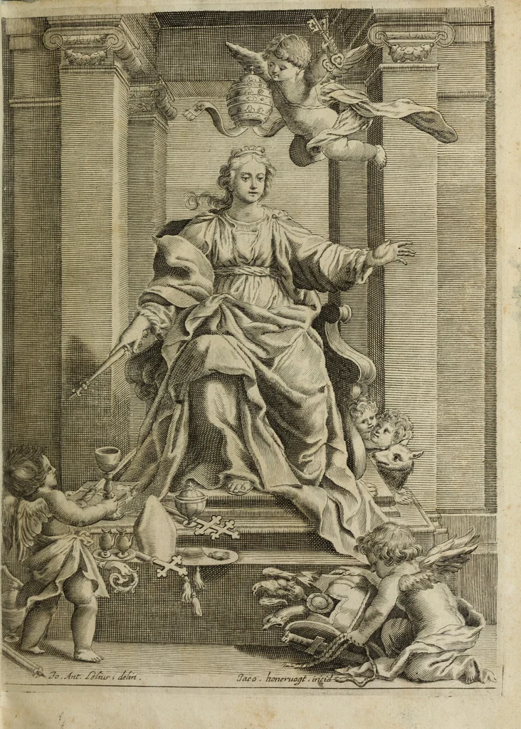 An illustration from Roma vetus ac recens, vtriusque aedificiis ad eruditam cognitionem expositis, 1665, leaf 4