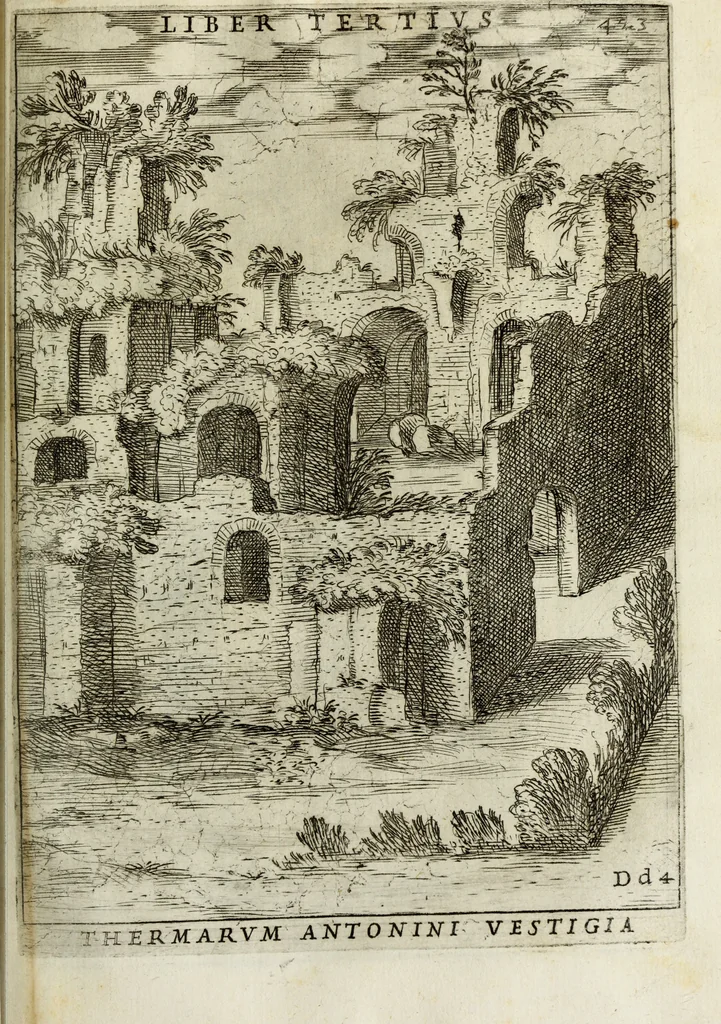 An illustration from Roma vetus ac recens, vtriusque aedificiis ad eruditam cognitionem expositis, 1665, leaf 448