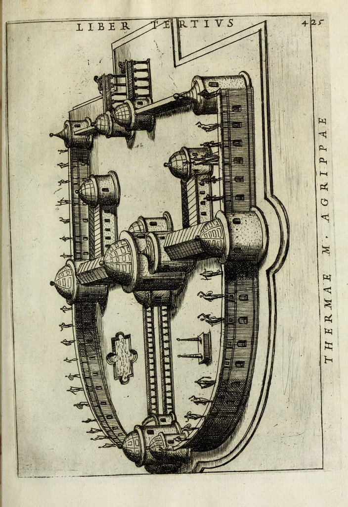 An illustration from Roma vetus ac recens, vtriusque aedificiis ad eruditam cognitionem expositis, 1665, leaf 450