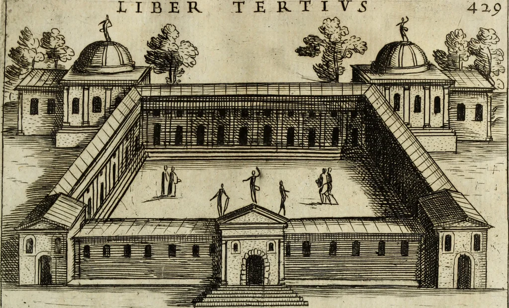 An illustration from Roma vetus ac recens, vtriusque aedificiis ad eruditam cognitionem expositis, 1665, leaf 454