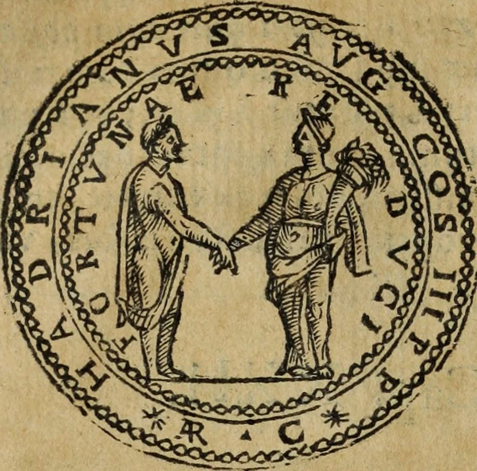 An illustration from Roma vetus ac recens, vtriusque aedificiis ad eruditam cognitionem expositis, 1665, leaf 465
