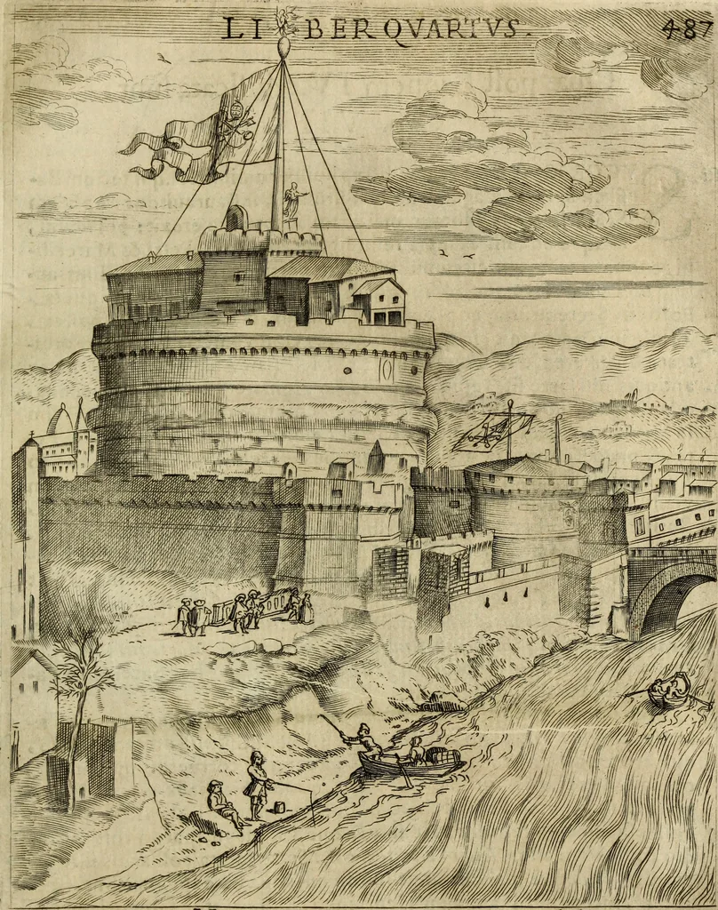 An illustration from Roma vetus ac recens, vtriusque aedificiis ad eruditam cognitionem expositis, 1665, leaf 512