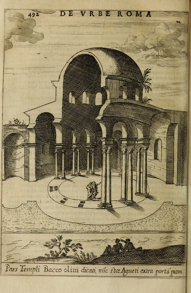 An illustration from Roma vetus ac recens, vtriusque aedificiis ad eruditam cognitionem expositis, 1665, leaf 517