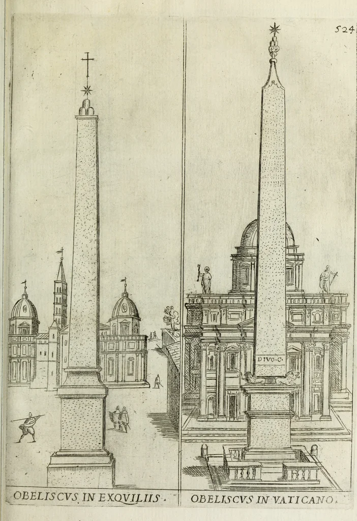 An illustration from Roma vetus ac recens, vtriusque aedificiis ad eruditam cognitionem expositis, 1665, leaf 550