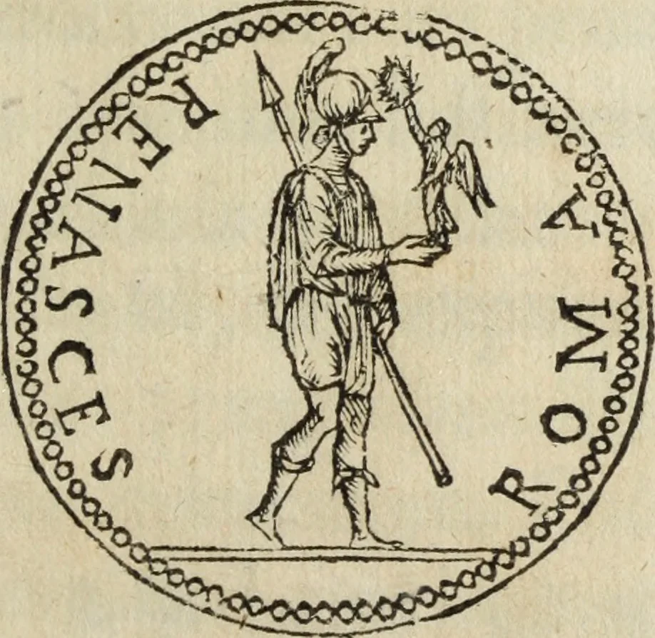 An illustration from Roma vetus ac recens, vtriusque aedificiis ad eruditam cognitionem expositis, 1665, leaf 6
