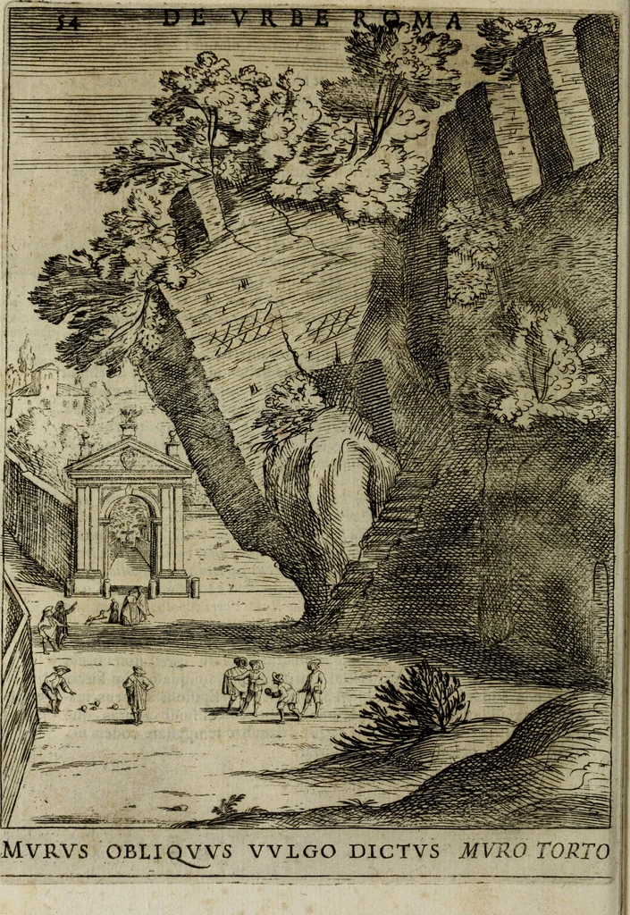 An illustration from Roma vetus ac recens, vtriusque aedificiis ad eruditam cognitionem expositis, 1665, leaf 73