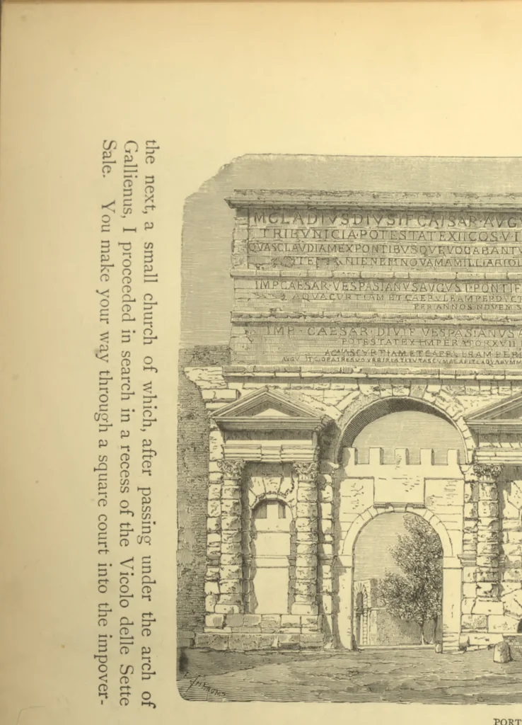 An illustration from Rome, 1887, leaf 187
