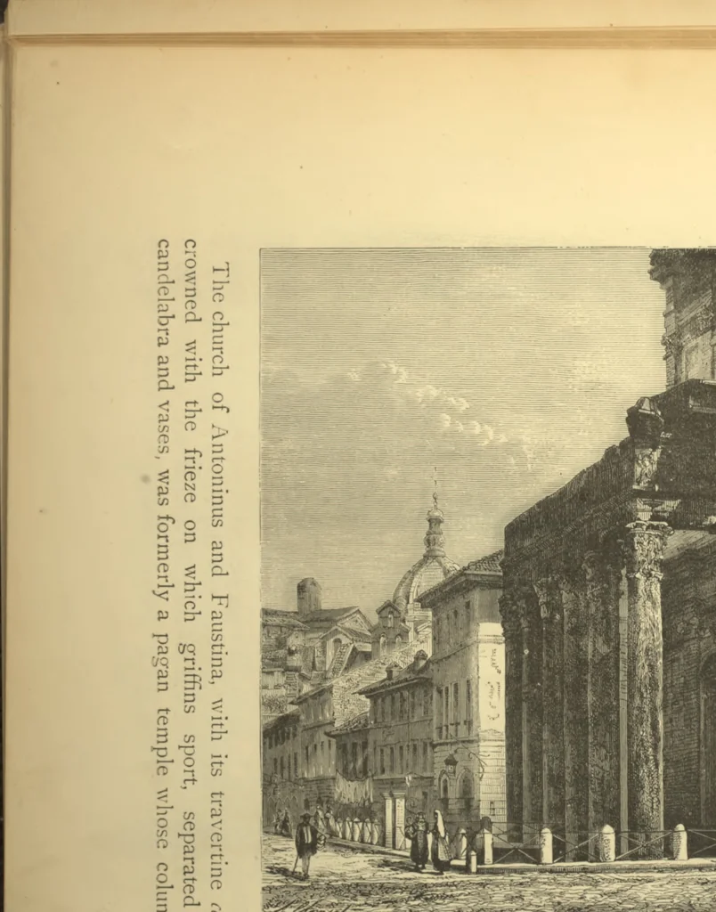 An illustration from Rome, 1887, leaf 79