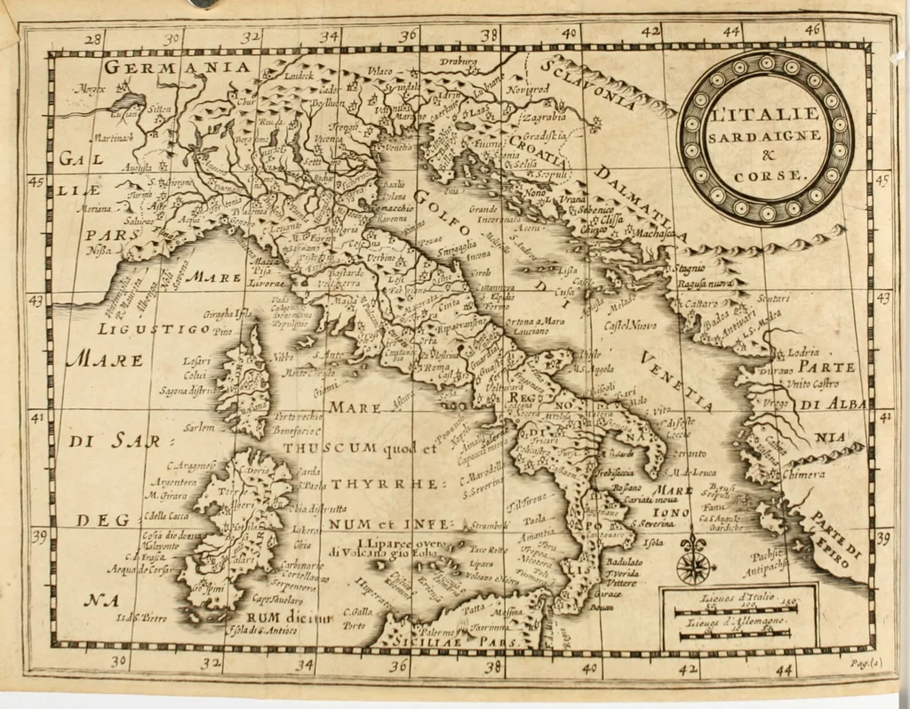 An illustration from Rome moderne : premiére ville de l'Europe : avec toutes ses magnificences et ses delices : nouvellement & très-exactement décrite ... : ce qui est suivi d'une description très-exacte du gouvernement & de l'Etat de Rome, aussi bien que des fonctions publiques du Pape & de tous ceux qui ont des emplois auprès de lui ... : le tout divisé en six tomes, 1713, leaf 40