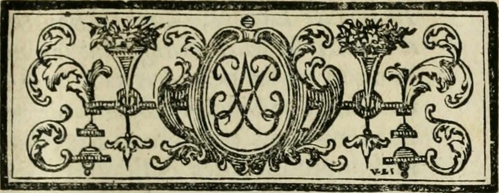 An illustration from Rome moderne : premiére ville de l'Europe : avec toutes ses magnificences et ses delices : nouvellement & très-exactement décrite ... : ce qui est suivi d'une description très-exacte du gouvernement & de l'Etat de Rome, aussi bien que des fonctions publiques du Pape & de tous ceux qui ont des emplois auprès de lui ... : le tout divisé en six tomes, 1713, leaf 44