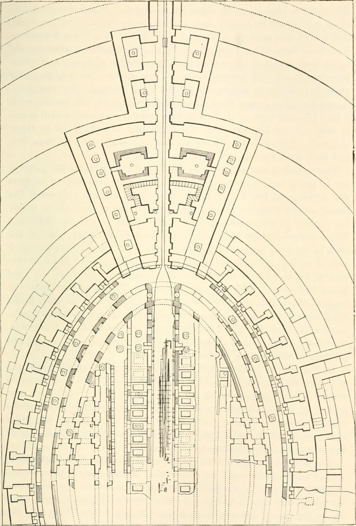 An illustration from Rambles in Rome; an archaeological and historical guide to the museums, galleries, villas, churches, and antiquities of Rome and the Campagna, 1911, leaf 122