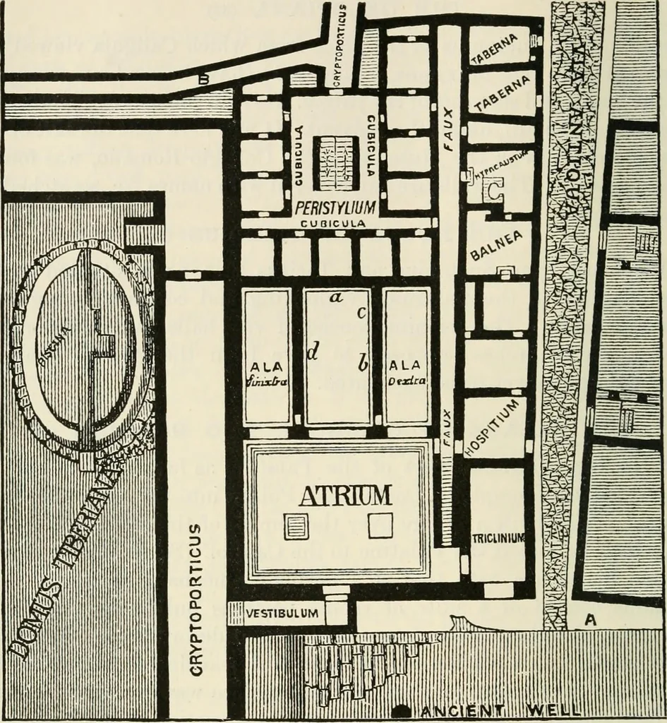 An illustration from Rambles in Rome; an archaeological and historical guide to the museums, galleries, villas, churches, and antiquities of Rome and the Campagna, 1911, leaf 139