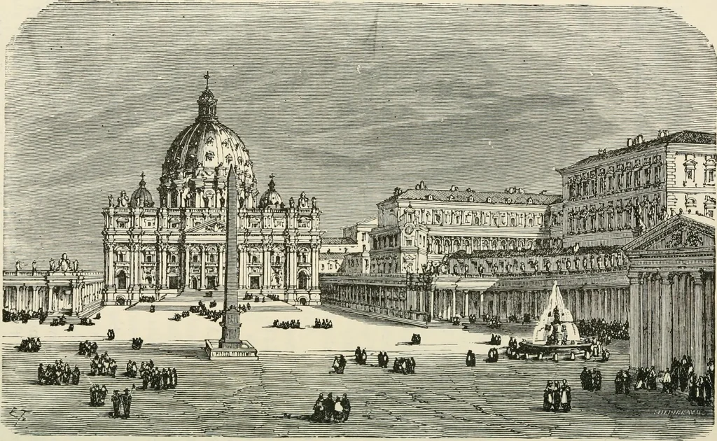 An illustration from Rambles in Rome; an archaeological and historical guide to the museums, galleries, villas, churches, and antiquities of Rome and the Campagna, 1911, leaf 149