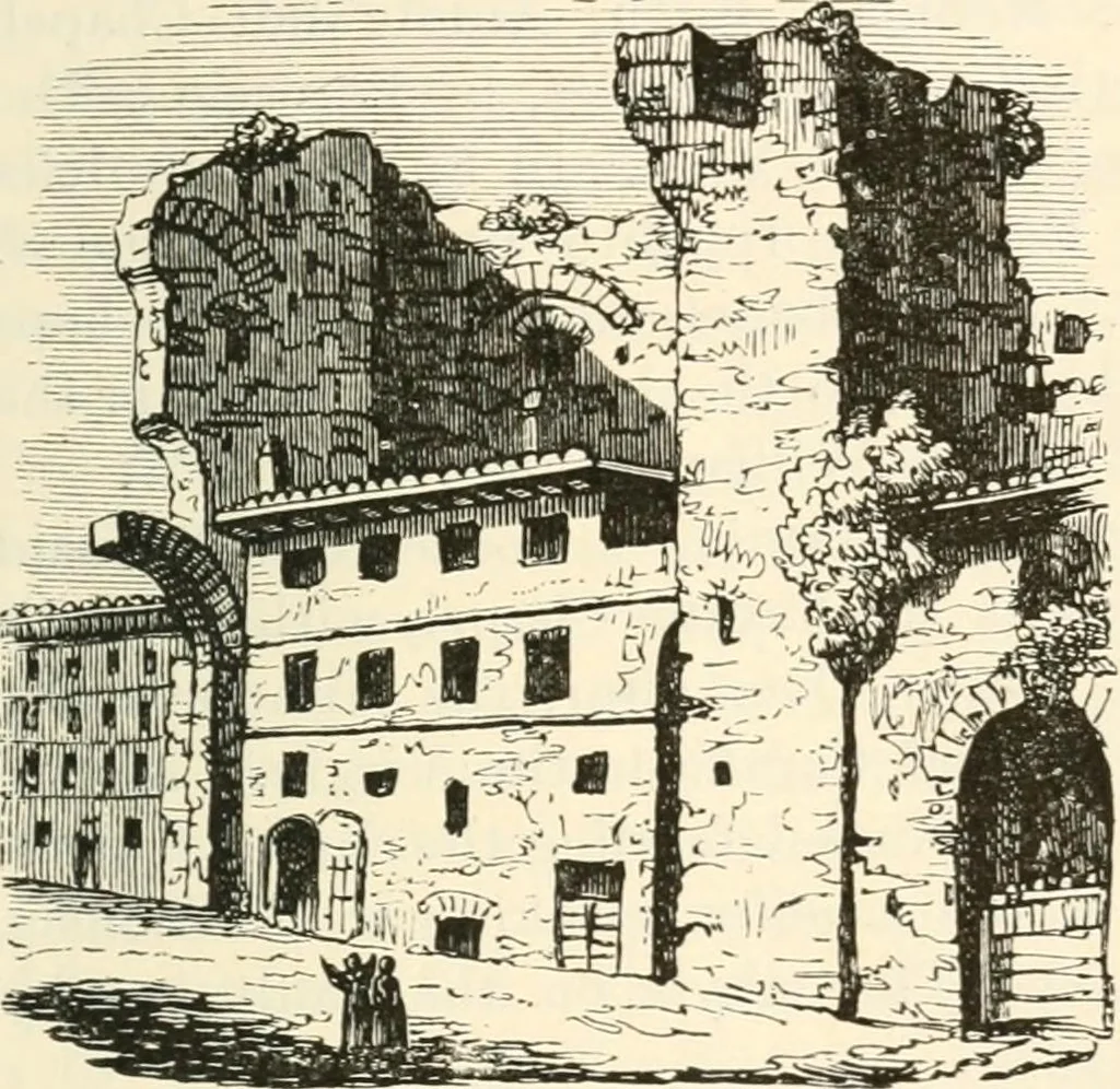 An illustration from Rambles in Rome; an archaeological and historical guide to the museums, galleries, villas, churches, and antiquities of Rome and the Campagna, 1911, leaf 194