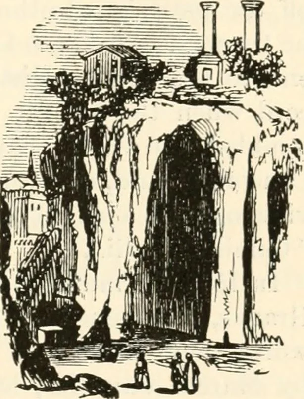 An illustration from Rambles in Rome; an archaeological and historical guide to the museums, galleries, villas, churches, and antiquities of Rome and the Campagna, 1911, leaf 226