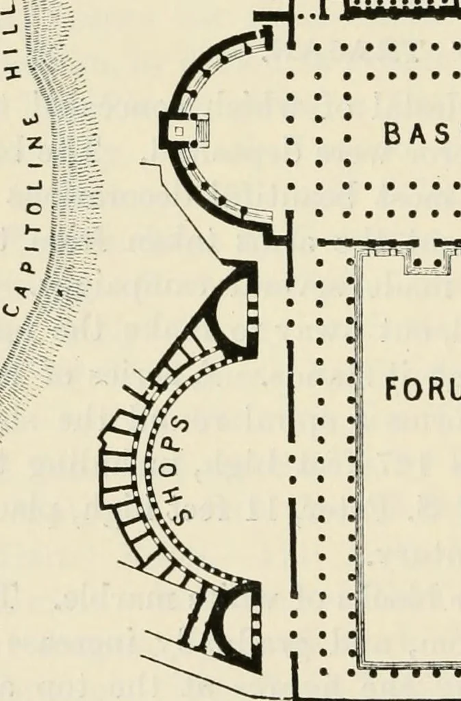 An illustration from Rambles in Rome; an archaeological and historical guide to the museums, galleries, villas, churches, and antiquities of Rome and the Campagna, 1911, leaf 255