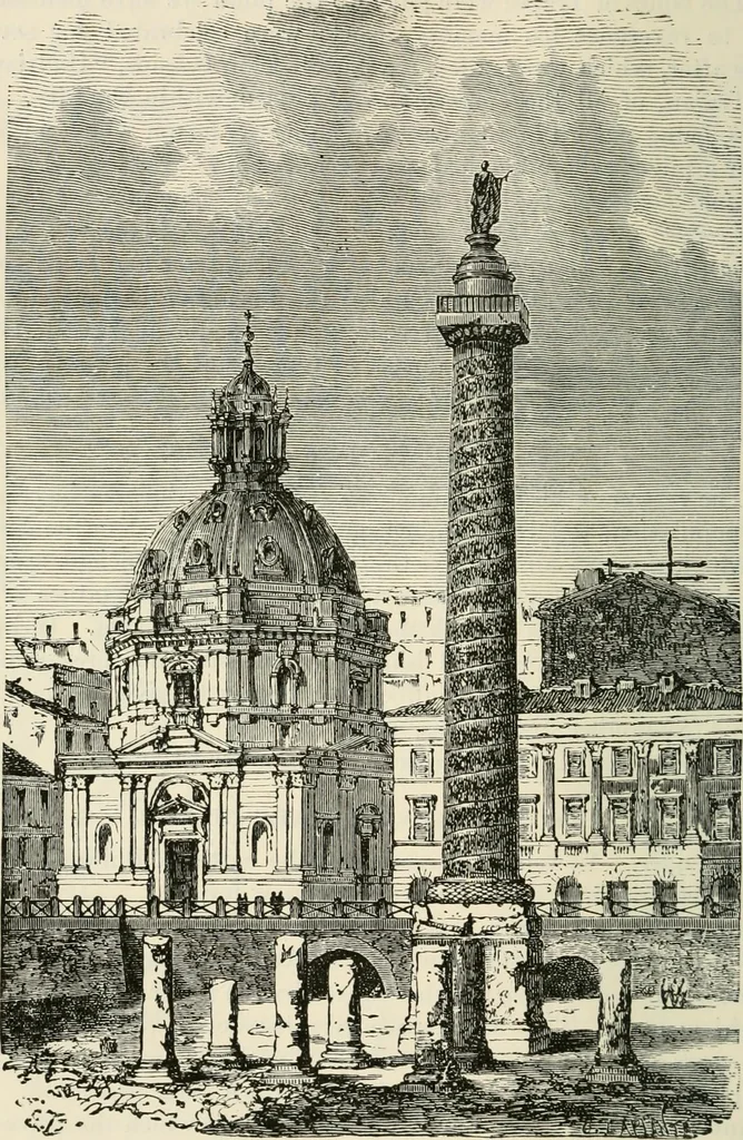 An illustration from Rambles in Rome; an archaeological and historical guide to the museums, galleries, villas, churches, and antiquities of Rome and the Campagna, 1911, leaf 257