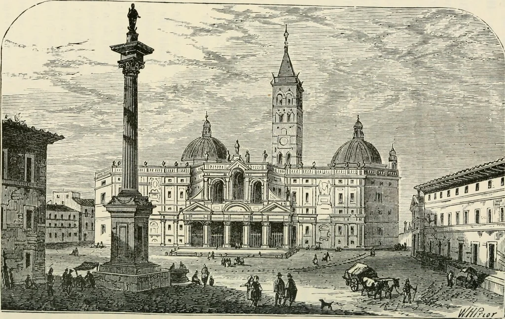 An illustration from Rambles in Rome; an archaeological and historical guide to the museums, galleries, villas, churches, and antiquities of Rome and the Campagna, 1911, leaf 291