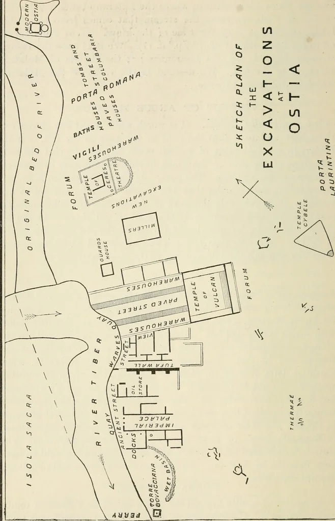 An illustration from Rambles in Rome; an archaeological and historical guide to the museums, galleries, villas, churches, and antiquities of Rome and the Campagna, 1911, leaf 389