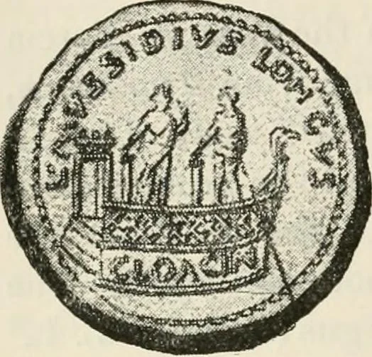 An illustration from Rambles in Rome; an archaeological and historical guide to the museums, galleries, villas, churches, and antiquities of Rome and the Campagna, 1911, leaf 69