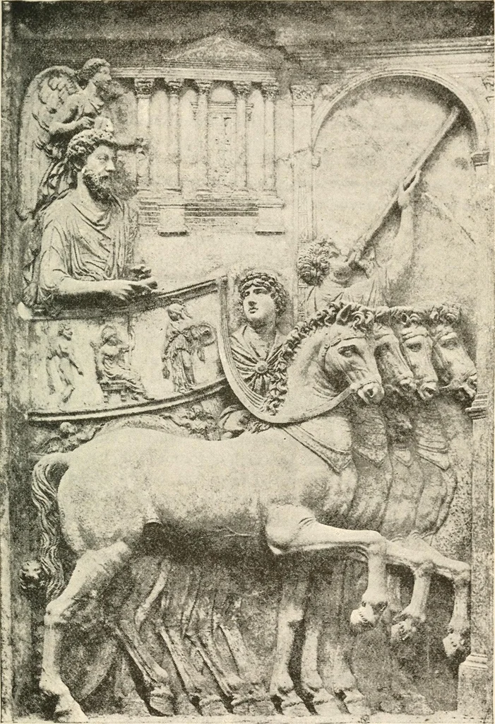 An illustration from Rambles in Rome; an archaeological and historical guide to the museums, galleries, villas, churches, and antiquities of Rome and the Campagna, 1911, leaf 70