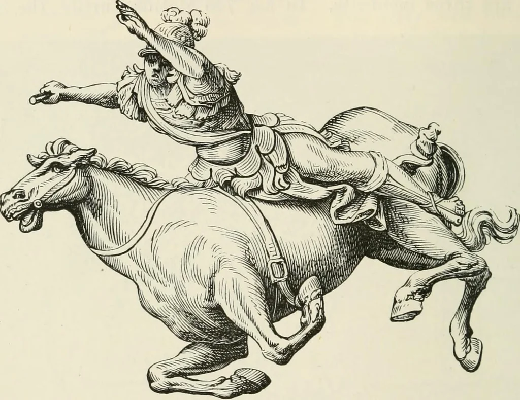 An illustration from Rambles in Rome; an archaeological and historical guide to the museums, galleries, villas, churches, and antiquities of Rome and the Campagna, 1911, leaf 75